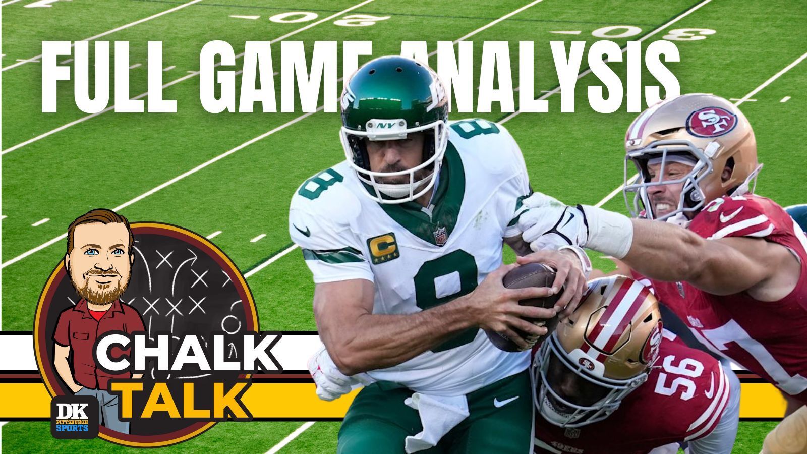 Chalk Talk: Rodgers 2024 Week 1 full game analysis taken on the South Side (Videos). Photo by GETTY